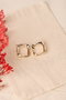 Heliophilia Silver Pendientes de Oro con Recubrimiento de Laca, Dorado